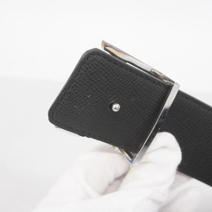 Louis Vuitton Monogram Eclipse Lv Initial Belt 40Mm Reversible M0157T Black/Gray