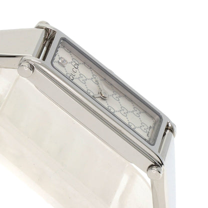 Gucci 1500L Gg Square Face 1P Diamond Watch Stainless Steel Ss