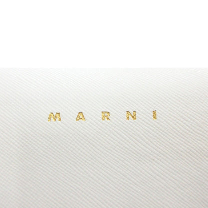 Marni Leather 2Way Waist Pouch Shoulder Body Bag White Brown