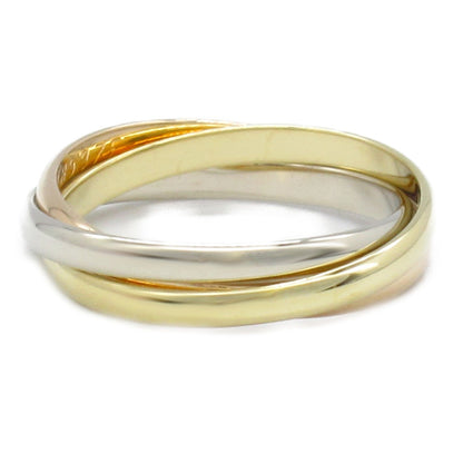 Cartier Trinity Ring 18K (Yellow Gold) 18Kwg (White (Pink