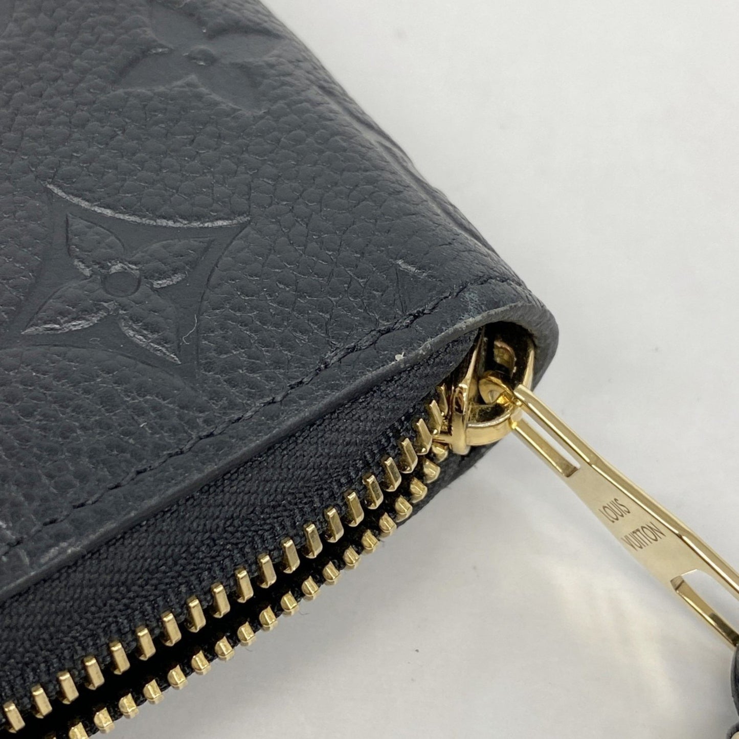 Louis Vuitton Monogram Empreinte Zippy Wallet M61864 Noir