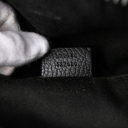 Gucci Gg Nylon Belt Bag/Waist Bag 509643 Black Leather