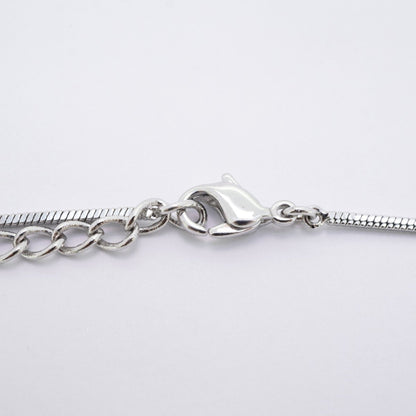 Christian Dior Trotter Metal Necklace In Silver