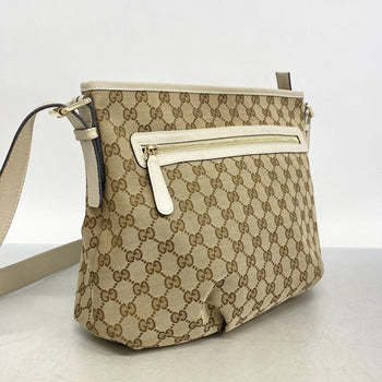 Gucci Gg Canvas Shoulder Bag 388930 Beige Champagne