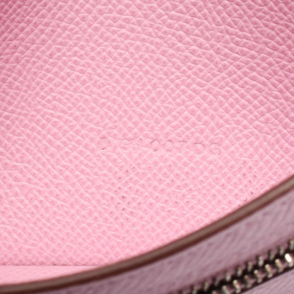 Hermes Herms Bearn Soufflet Verso Lime Mauve Silvestre Bifold Long Wallet