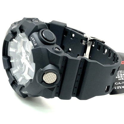 G-Shock Casio Ga-710-1A Garish Color Analog-Digital Watch In Matte Black