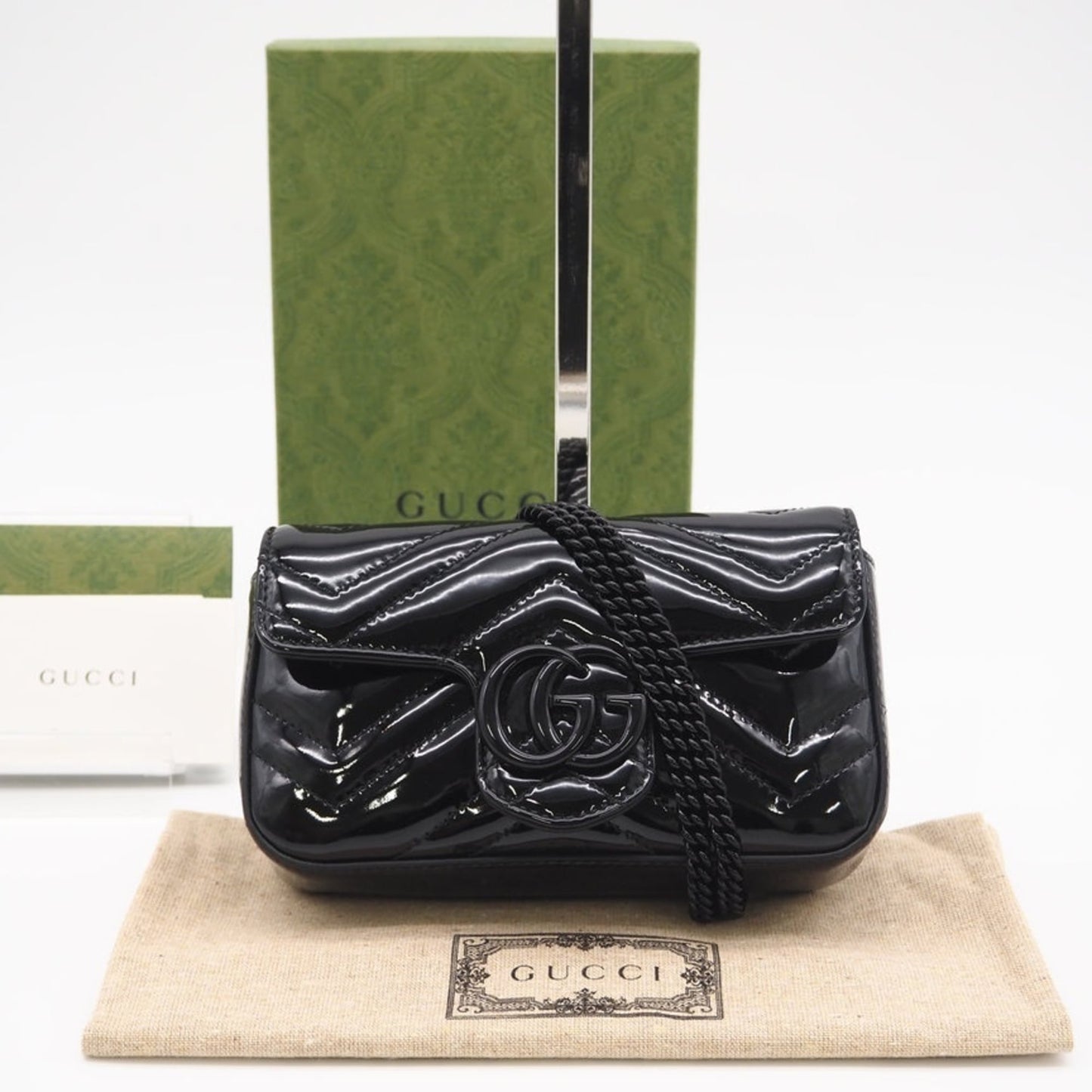 Gucci Patent Leather Shoulder Bag