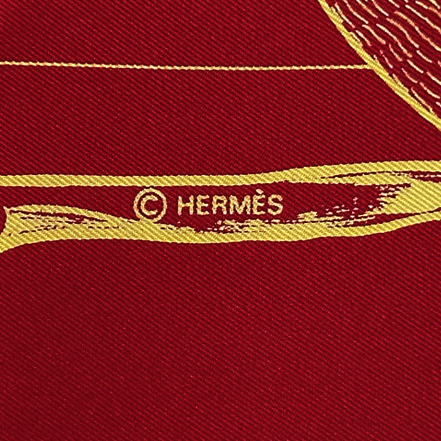 Herms Hermes Carr 90 Animal Alphabet Scarf