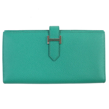 Hermes Bearn Soufflet Long Wallet In Epsom Leather