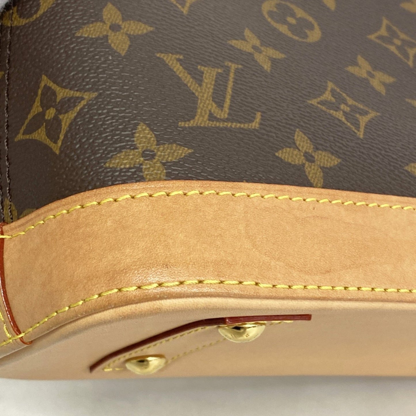 Louis Vuitton Monogram Alma Bb Handbag M46990 Brown
