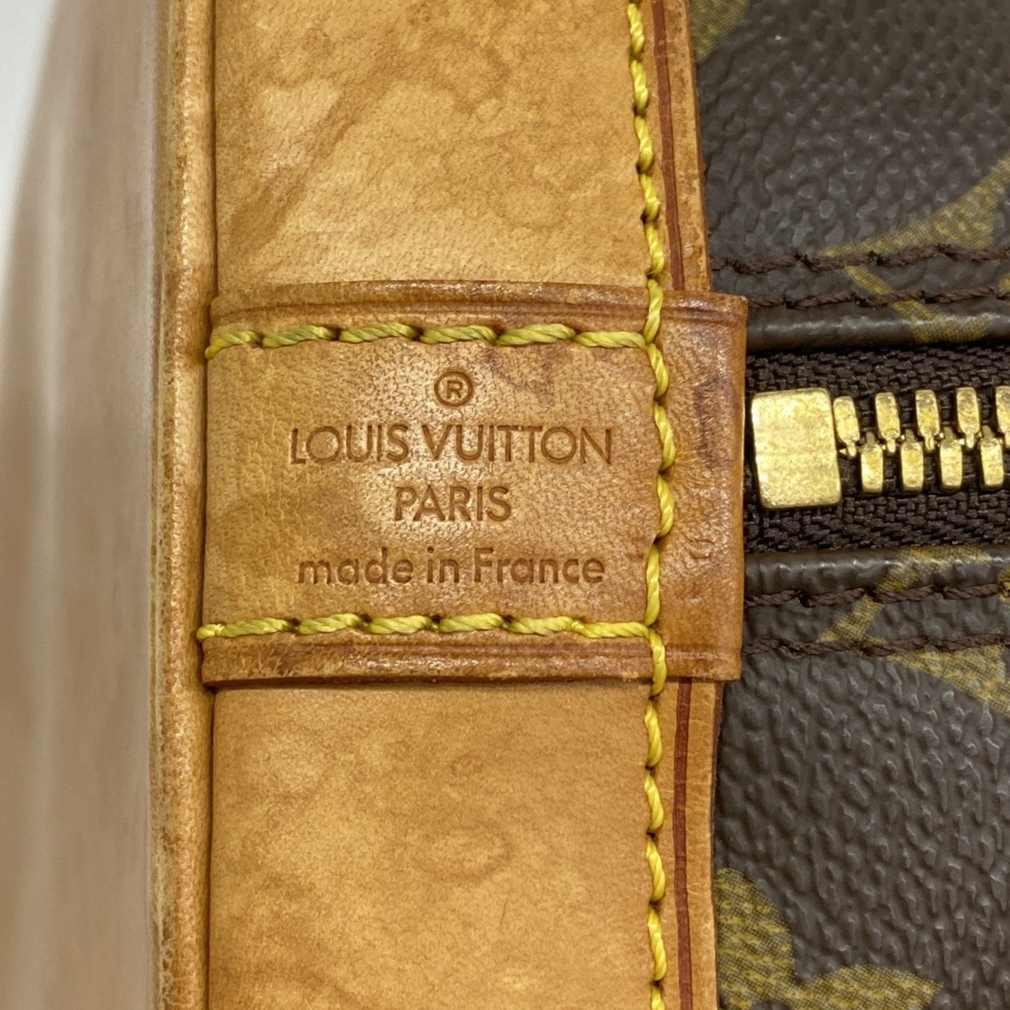 Louis Vuitton Monogram Alma Handbag M51130 Brown