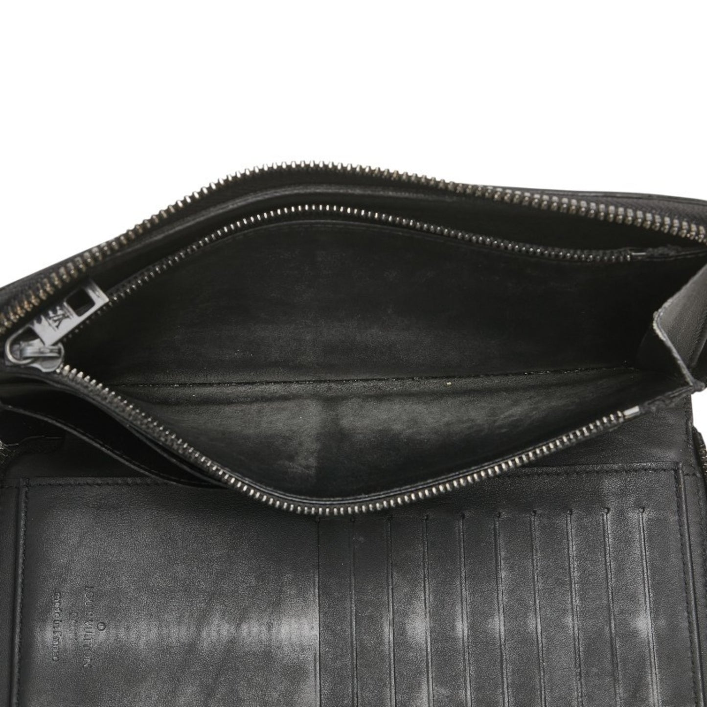 Louis Vuitton Aerogram Zippy Wallet Vertical Round Zipper Long M81743 Noir Black Leather