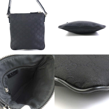 Gucci Shoulder Bag Nylon Black