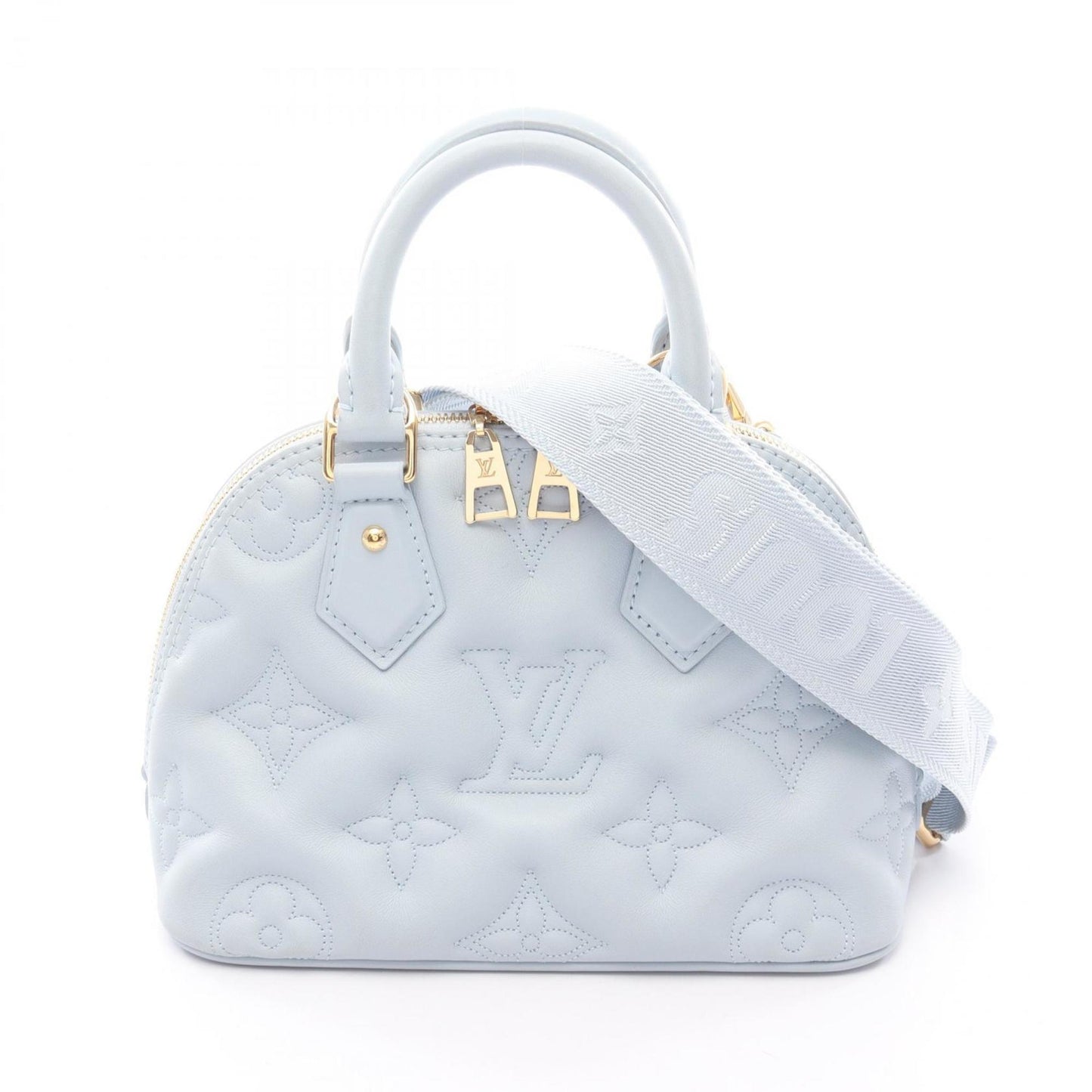 Louis Vuitton Alma Soft Bb Bubble Gram Blue Glacier Handbag