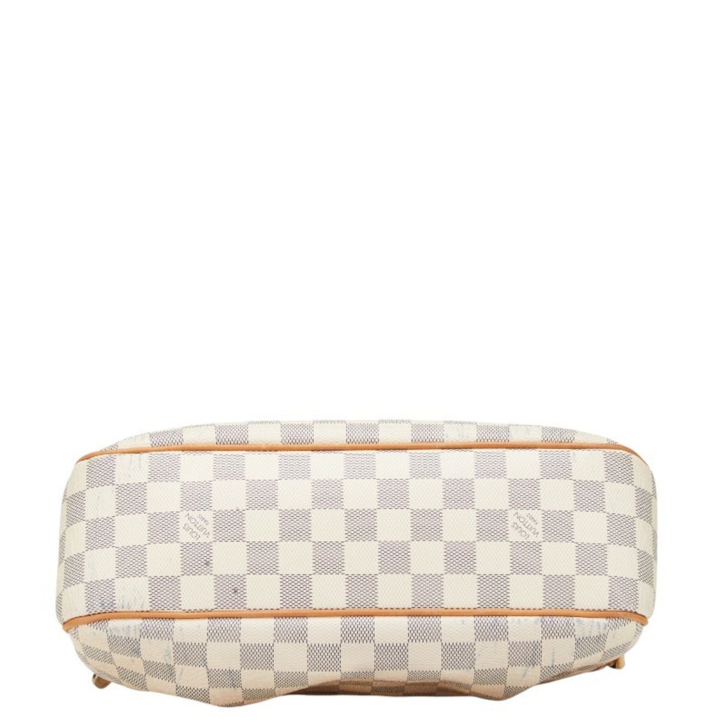 Louis Vuitton Damier Azur Syracuse Pm Crossbody Shoulder Bag N41113 White Leather