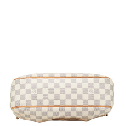 Louis Vuitton Damier Azur Syracuse Pm Crossbody Shoulder Bag N41113 White Leather