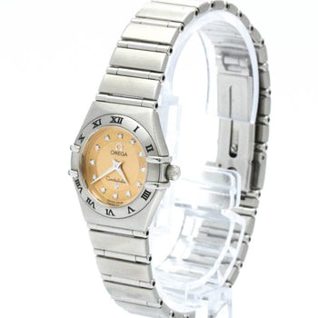 Polished Omega Constellation Cindy Crawford Diamond Watch 1564.65 Bf572361