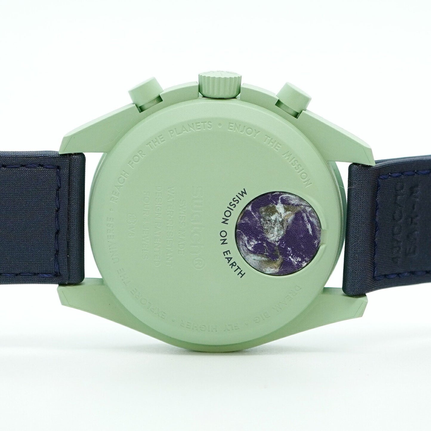 Swatch X Omega Mission On Earth S033G100 Navy Dial