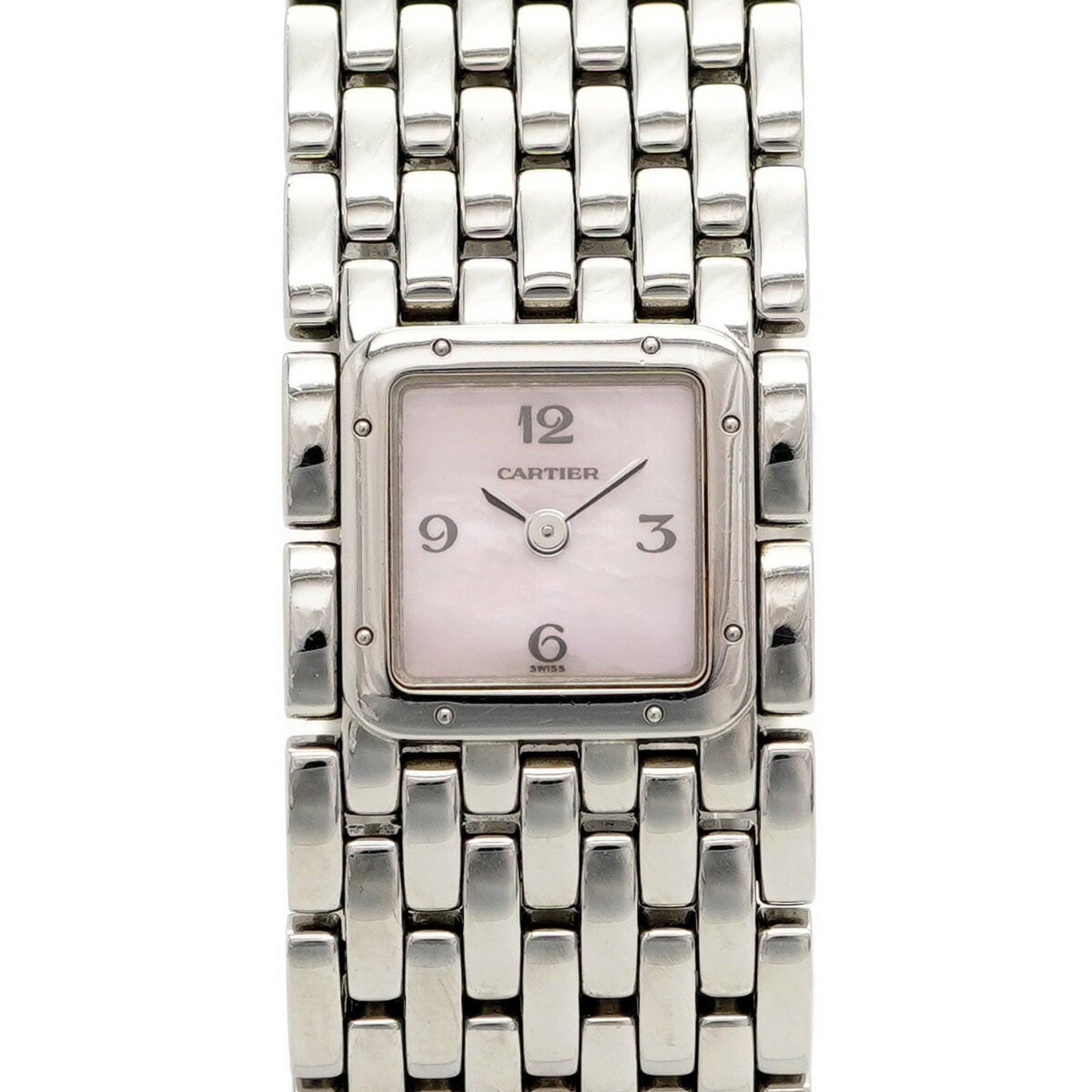 Cartier Panthre Ruban Lm W61003T9 Pink Dial