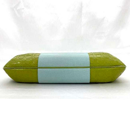 Salvatore Ferragamo 2Way Bag Ec-21453 Light Blue Green Gancini Ez-21 5369 Handbag Leather Bicolor