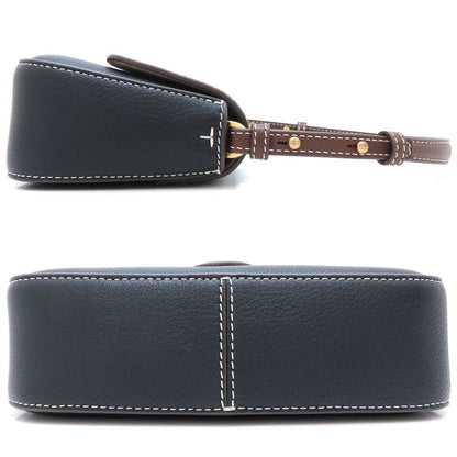 Tory Burch Felix Mini Flap Shoulder Bag In Black Leather