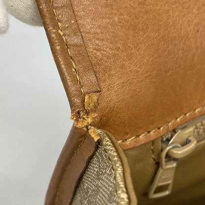 Celine Shoulder Bag Macadam Beige Light Brown