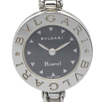 Bvlgari B.Zero1 Bangle Watch Bz22S Quartz Black Dial Stainless Steel