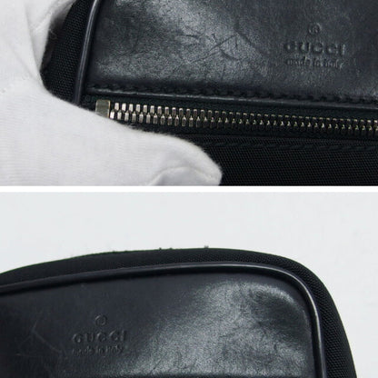 Gucci Canvas Mini Shoulder Bag Sacoche Black