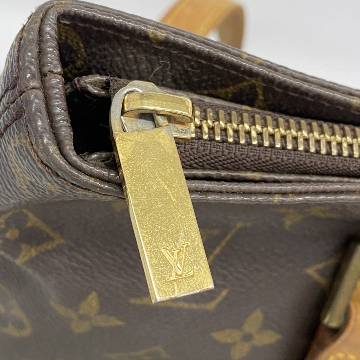 Louis Vuitton Monogram Cabas Piano Tote Bag M51148 Brown