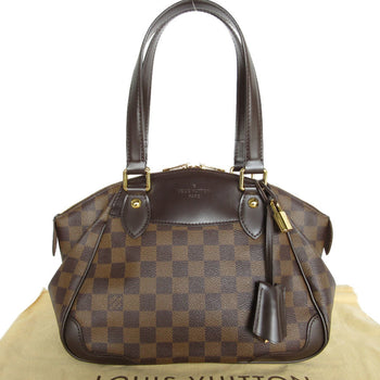 Louis Vuitton Louis Vuitton Handbag Damier Verona Pm Canvas Brown Gold