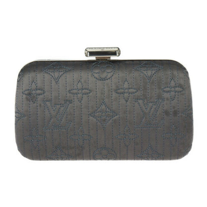 Louis Vuitton Louis Vuitton Minaudire Clutch Bag M95802 Monogram Motard Gray Series Silver Metal