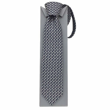 Hermes Hermes Tie 626219T 07 H Aile Sneakers Silk Marine Fonce/Blanc/Ve Navy