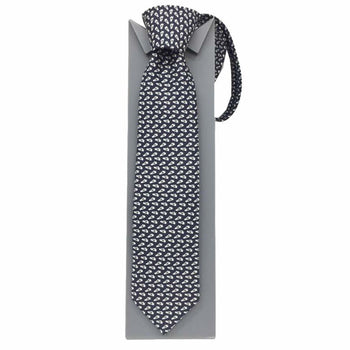 Hermes Hermes Tie 626219T 07 H Aile Sneakers Silk Marine Fonce/Blanc/Ve Navy