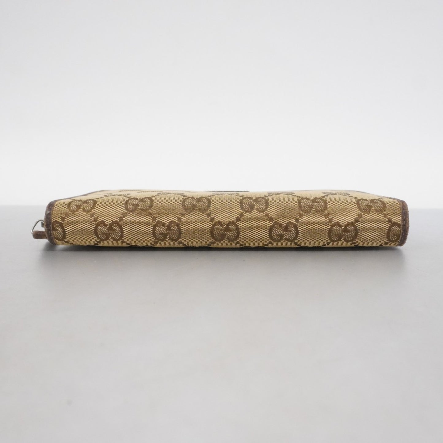 Gucci Gg Canvas Long Wallet 112724 Brown