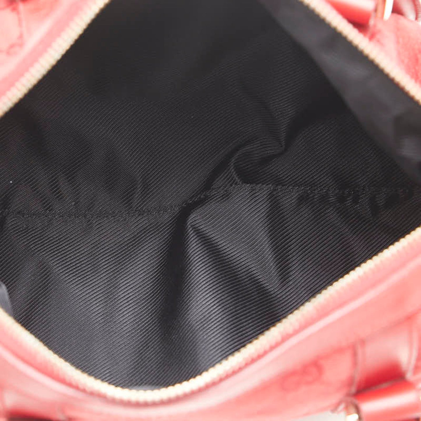 Gucci Gg Canvas Mini Boston Bag Handbag 000 0851 Red Leather