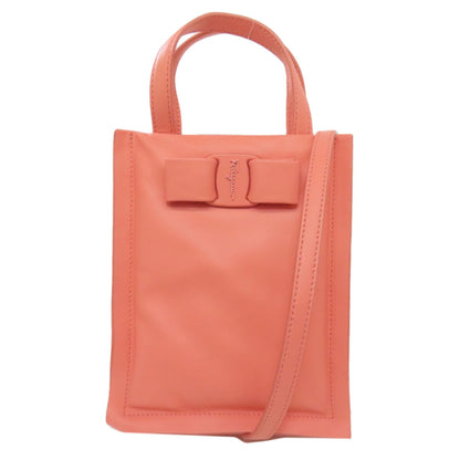 Salvatore Ferragamo Viva Mini Vara Ribbon 2-Way Handbag In Calfskin