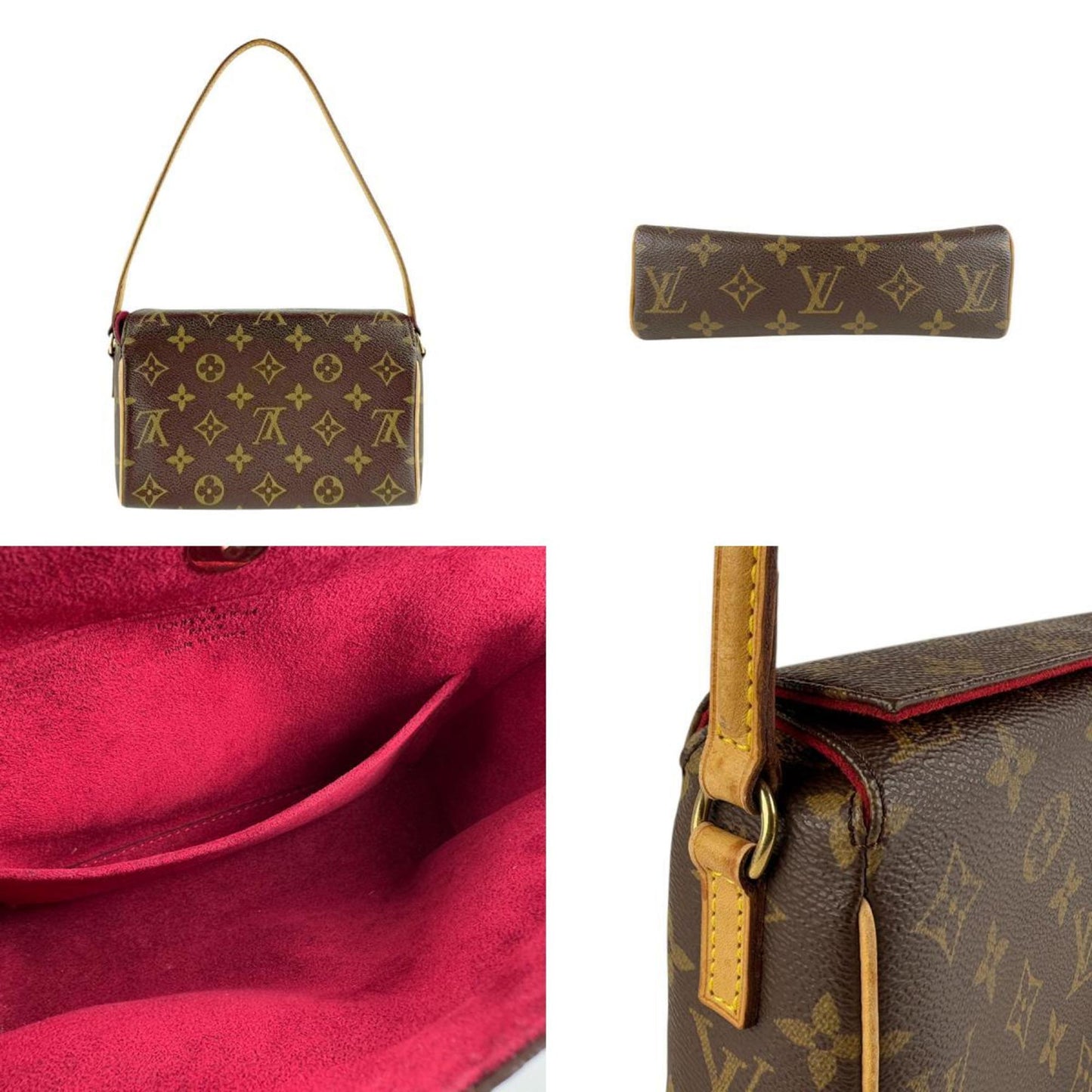 Louis Vuitton Monogram Recital Brown Shoulder Bag