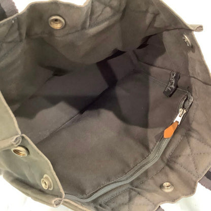 Hermes Herms Foul Tote Pm Gray Canvas Bag (Handbag/Mini Tote)