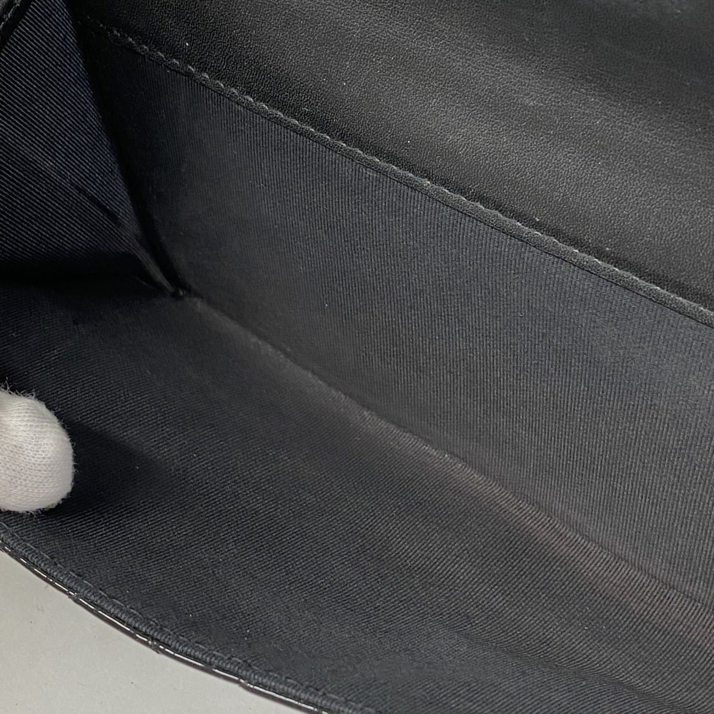 Chanel Matelasse Patent Leather Long Wallet