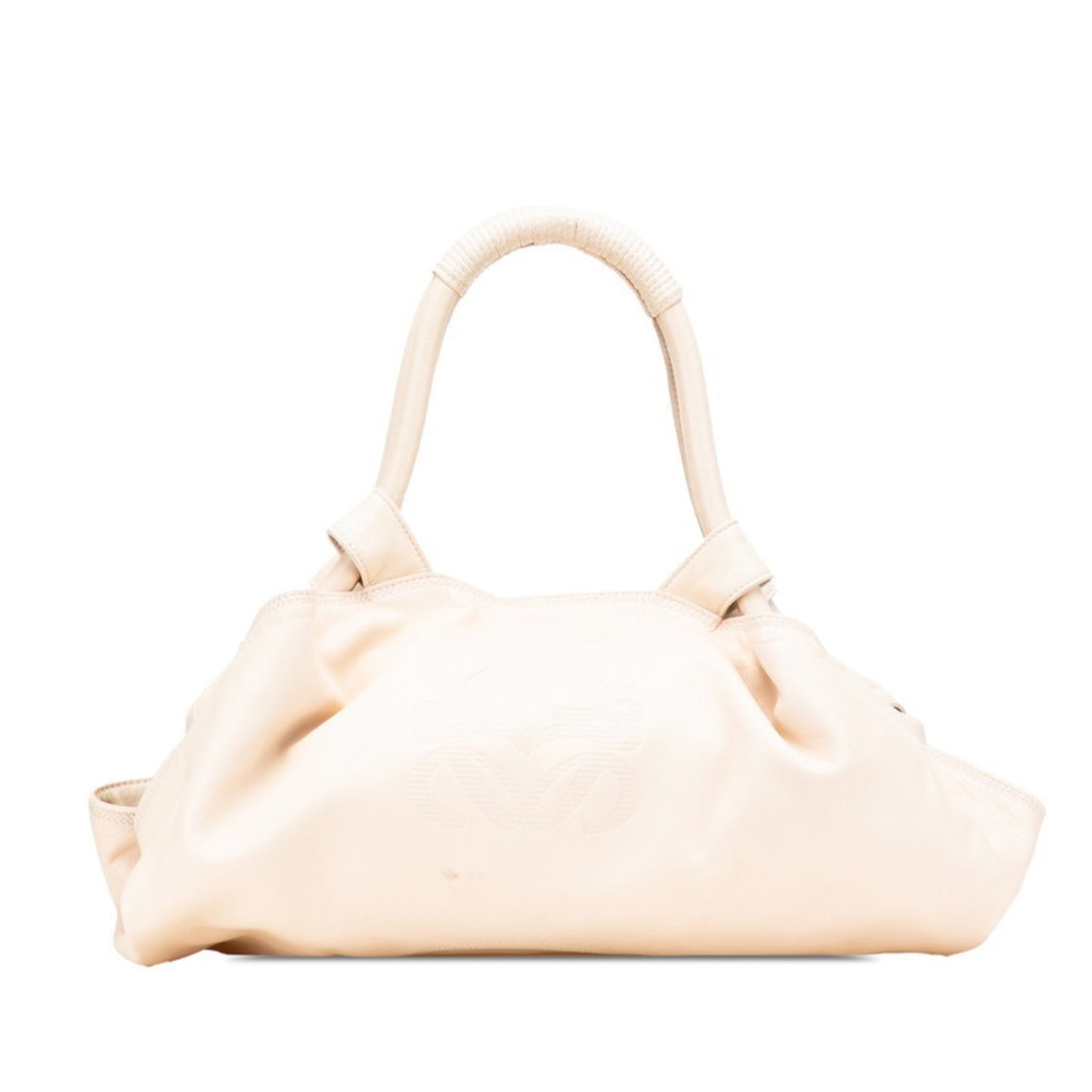Loewe Anagram Logo Nappa Aire Handbag In Ivory