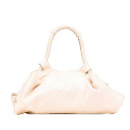 Loewe Anagram Logo Nappa Aire Handbag In Ivory