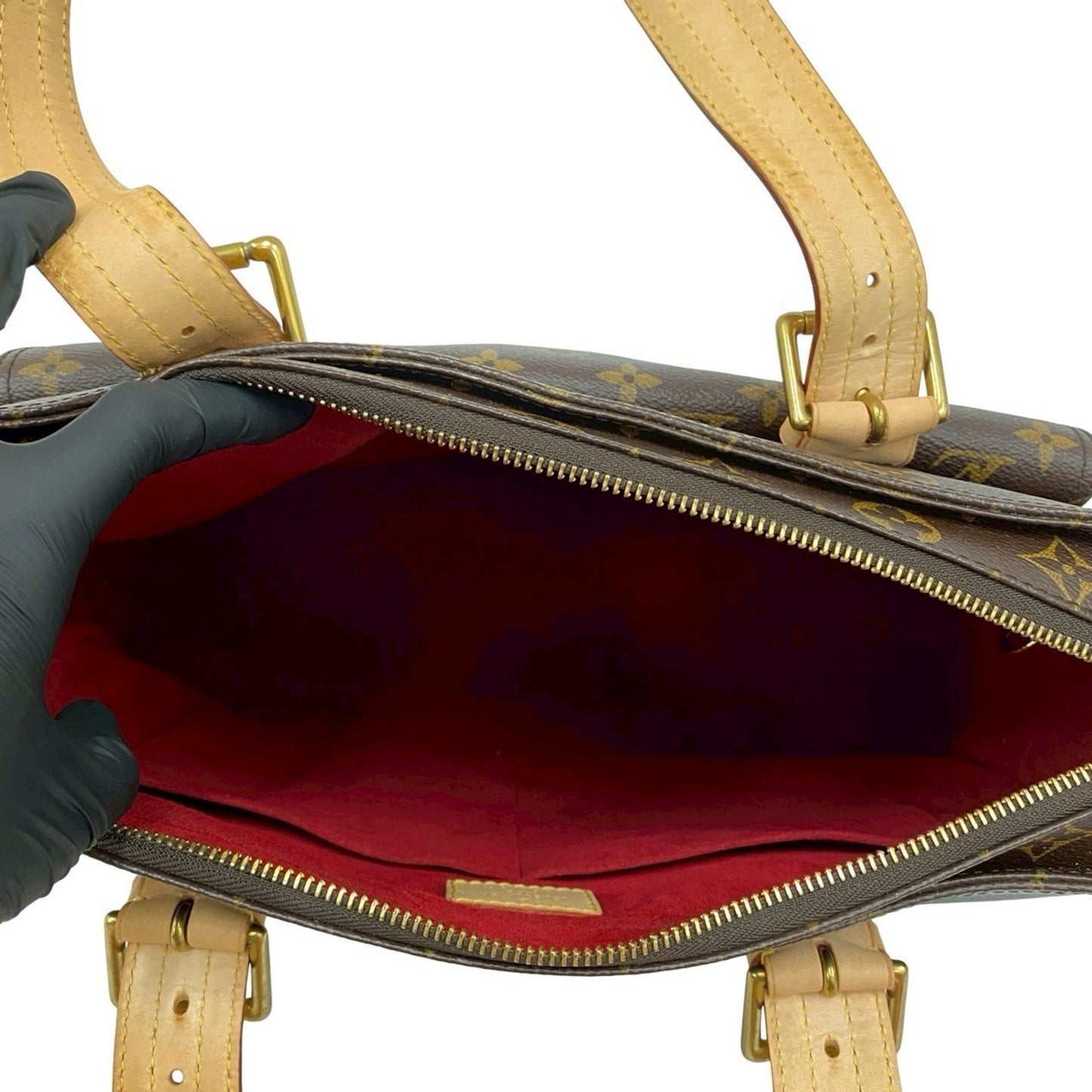 Louis Vuitton Louis Vuitton Multiply Cite Monogram Leather Tote Bag Handbag Brown 28561