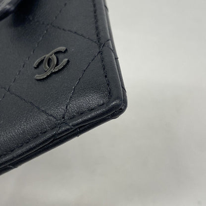Chanel Wallet/Coin Case Matelasse Lambskin Black