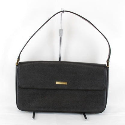 Burberry Shoulder Bag Leather Black