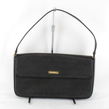 Burberry Shoulder Bag Leather Black