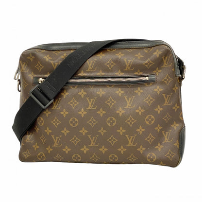 Louis Vuitton Monogram Macassar Torres Shoulder Bag M40387 Brown/Black