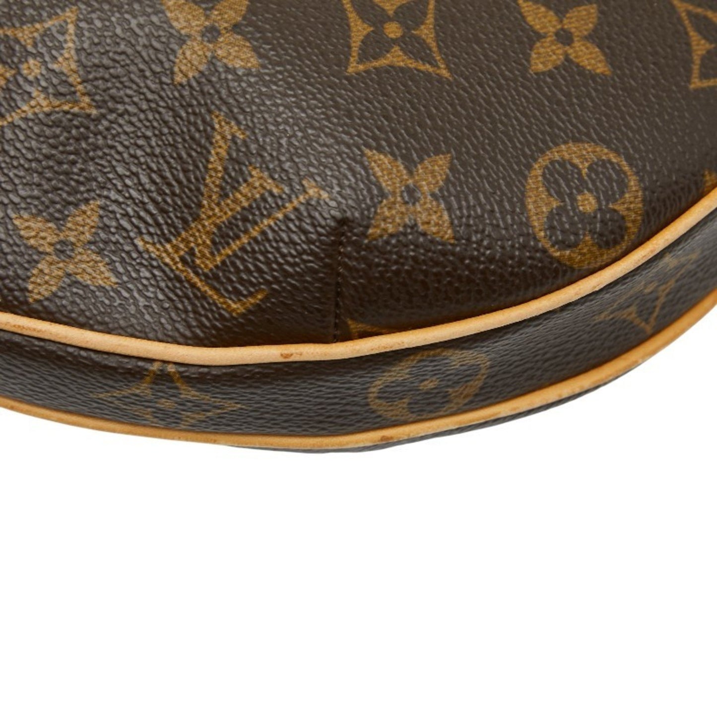 Louis Vuitton Monogram Pochette Croissant Pm Shoulder Bag M51510 Brown Leather