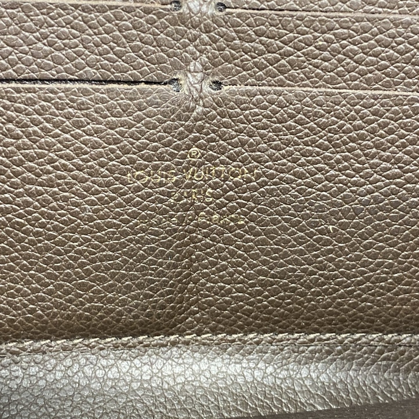 Louis Vuitton Monogram Empreinte Zippy Wallet M60548 Tail