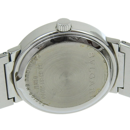 Bvlgari Watch Cal. 220 Bb33Ssauto Stainless Steel Automatic Analog Display Black Dial