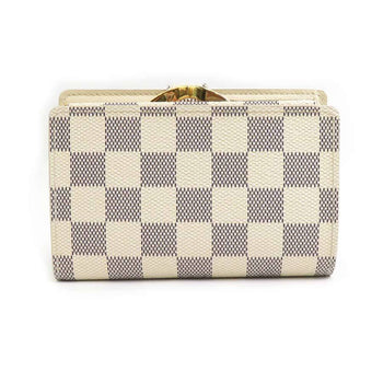 Louis Vuitton Louis Vuitton Bi-Fold Wallet Damier Azur Portefeuille Viennois Canvas Ivory